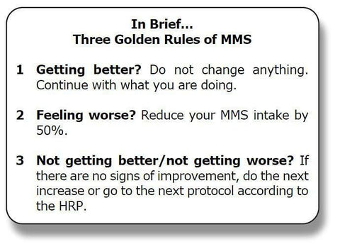 Three Golden Rules of MMS