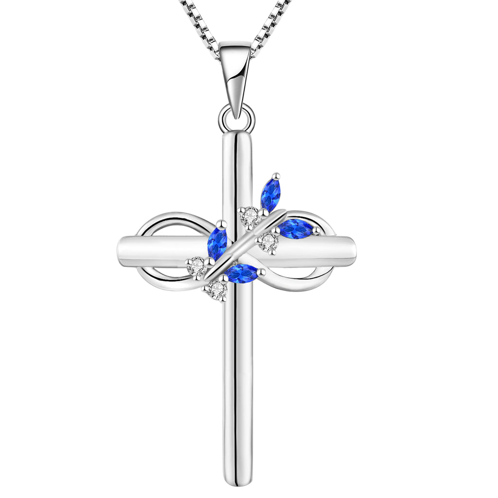 Yeelery Butterfly Sterling Silver Cross Necklace – yeelery