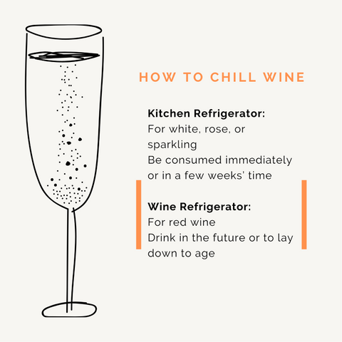 how to chill wine