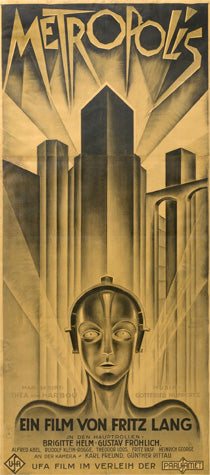 Metropolis Art Deco inspired movie poster