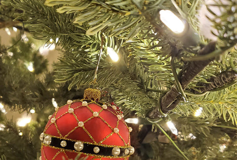 Wrap lights tightly around the branch of your Christmas Tree
