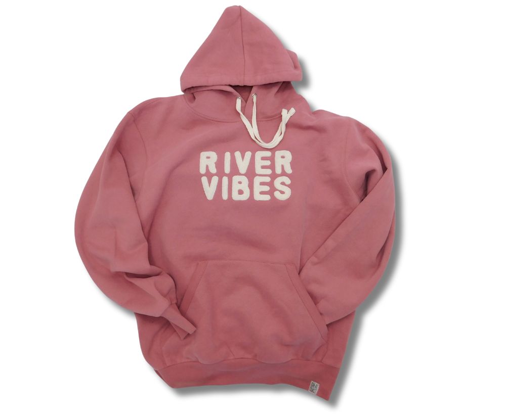 Picture of 315 Hoodie 9oz/ Chenille Letters- Sunset Rose- River