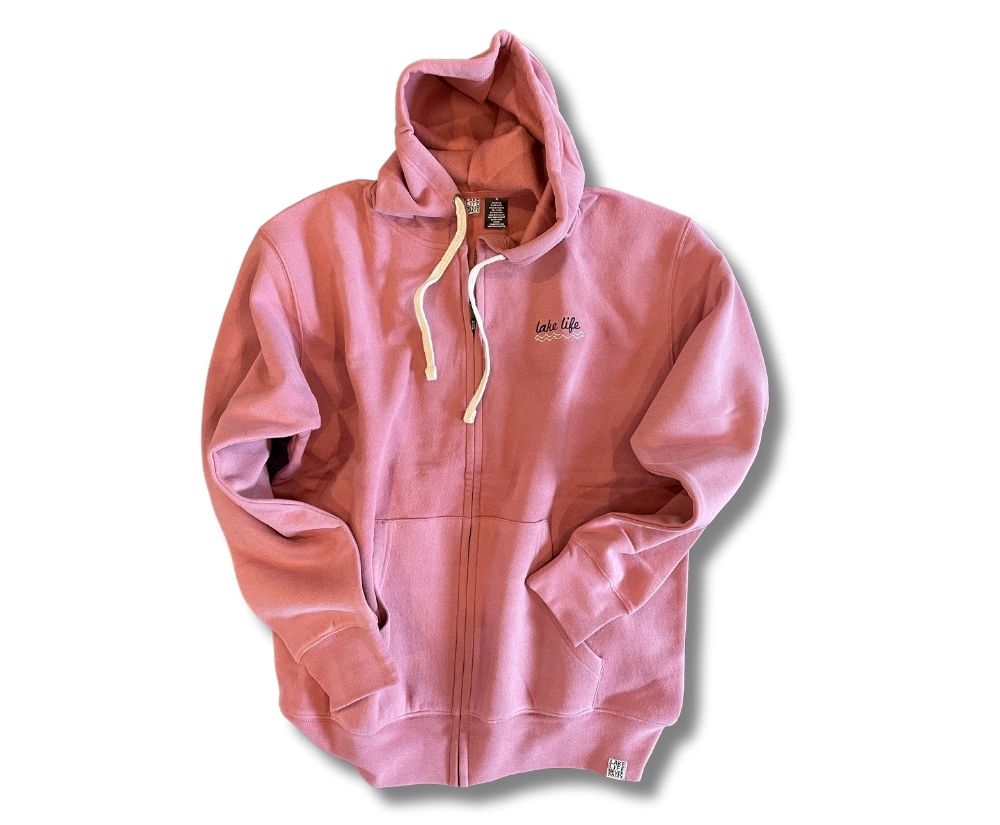 Picture of 503 Full-Zip Hood- Sunset Rose- Lake