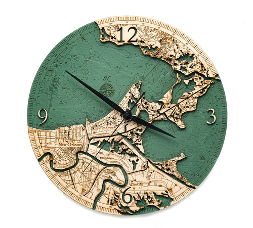Picture of New Orleans Clock, 12" Diameter
