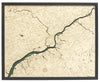 Picture of Philadelphia 3-D Nautical Wood Chart, Large, 24.5" x 31" (M.A.P. $375)