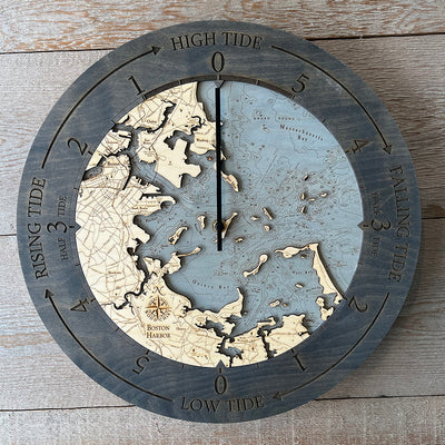 Picture of Boston Harbor Tide Clock, 16.50" Diameter (M.A.P. $74)