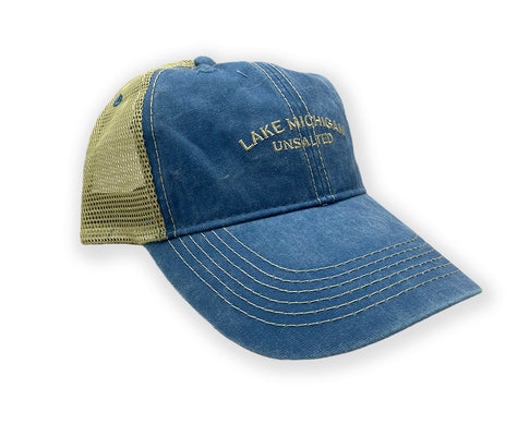 Picture of TCAP Trucker Cap-Steel-Lake Michigan/Unsalted