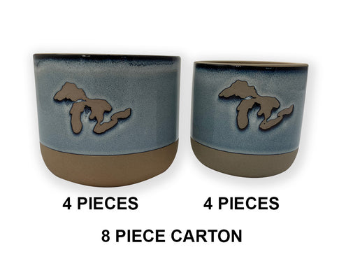 Picture of Ceramic Great Lakes Design Vases SHORT