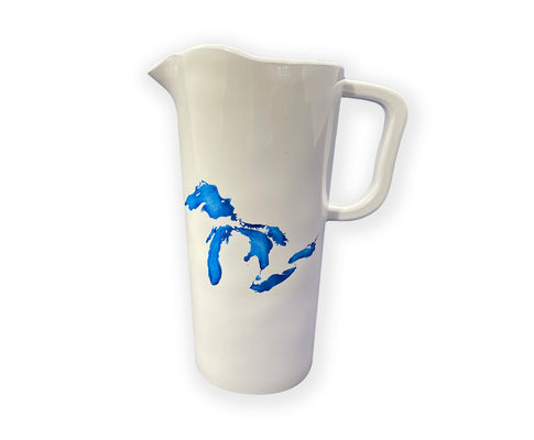 Picture of 7752 Melamine Pitcher- Great Lakes/ Water Color