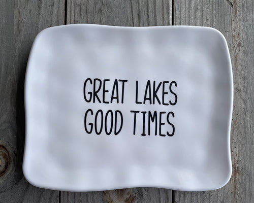 Picture of Melamine Tray 10"x8"-Handmade look- Great Lakes/Good