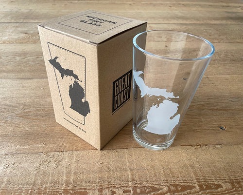 Picture of 7193 Pint Glass- Michigan