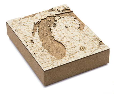 Picture of Cork Desk Map-Lake Michigan