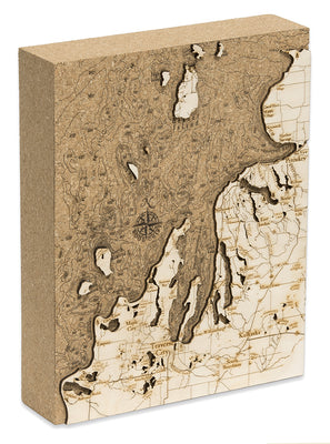 Picture of Cork Desk Map-Lower N.W. Michigan