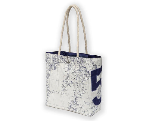 Picture of 7477-5GRL  Sailbag-Navy/White-#5 Great Lakes