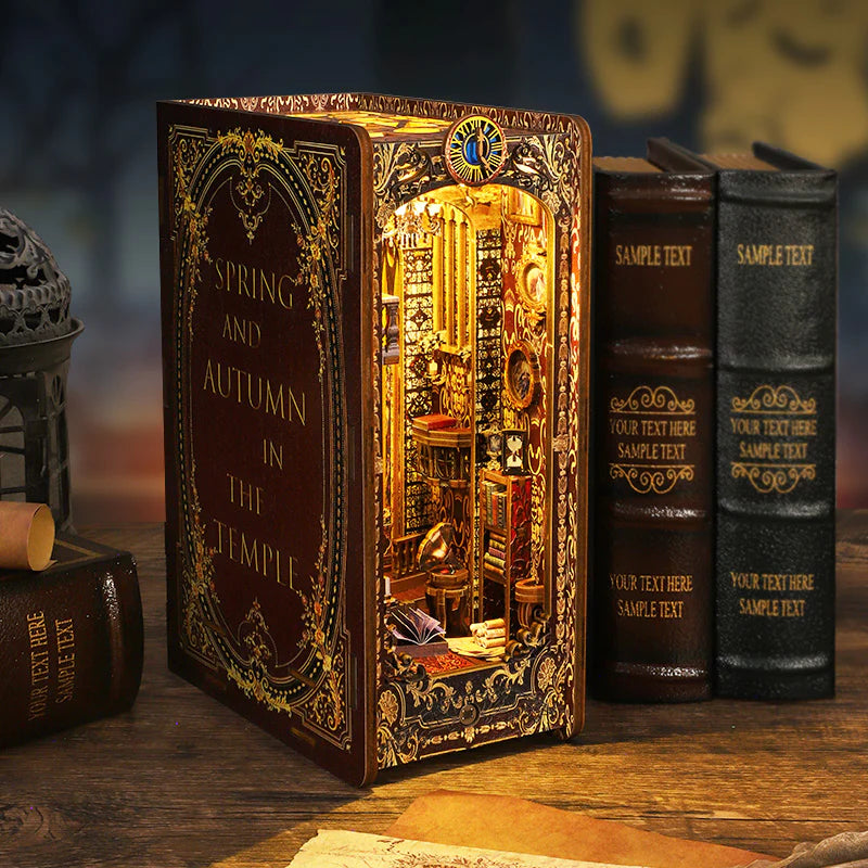 Amharb - Church Of The Covenant Book Nook | Amharb (Music Box) |  DIY Book Nook Shelf Insert, Music Box Craft