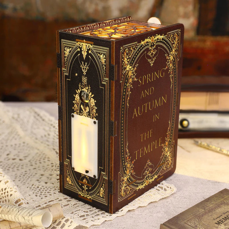 Amharb - Church Of The Covenant Book Nook | Amharb (Music Box) |  DIY Book Nook Shelf Insert, Music Box Craft