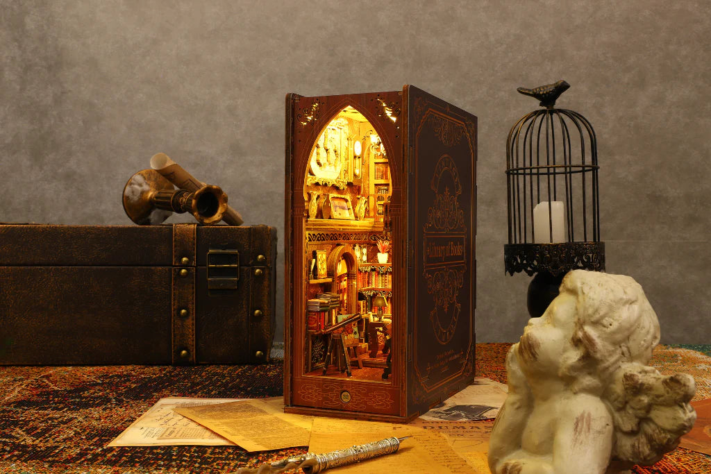 Amharb Library of Books DIY Book Nook