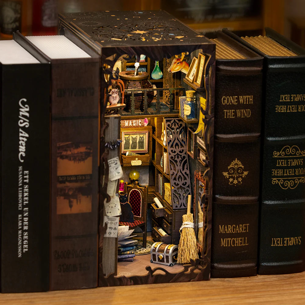 Amharb Magic Pharmacist DIY Book Nook Shelf Insert Craft 01