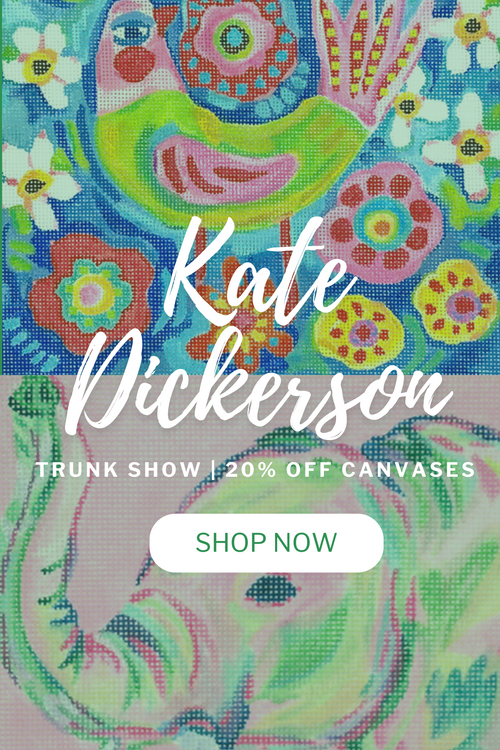 kate dickerson needlepoint trunk show