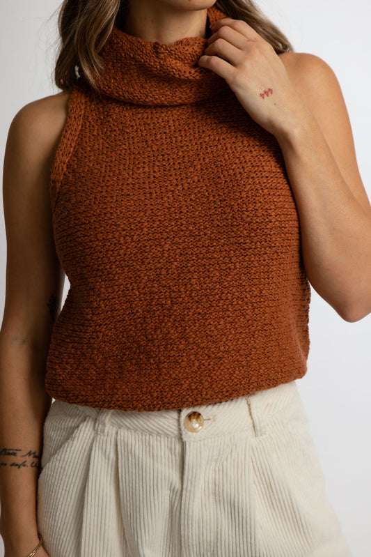 The Kristen Sweater Vest: Lightweight Knit Sleeveless Sweater