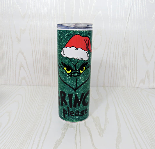 20 oz Stainless Steel Grinch Tumbler Personalized Name- Christmas Gift –  kenziesboutique1