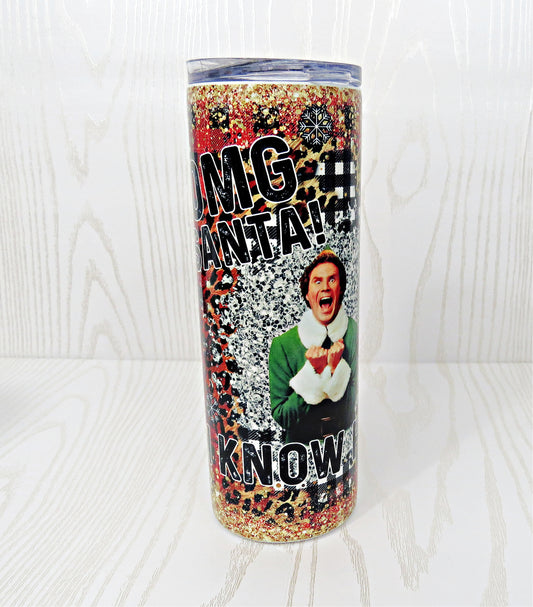 100% That Grinch, Naughty, Nice, I Tried, Middle Finger 20oz Stainless  Steel Tumbler/travel Mug With Slider Lid and Straw 