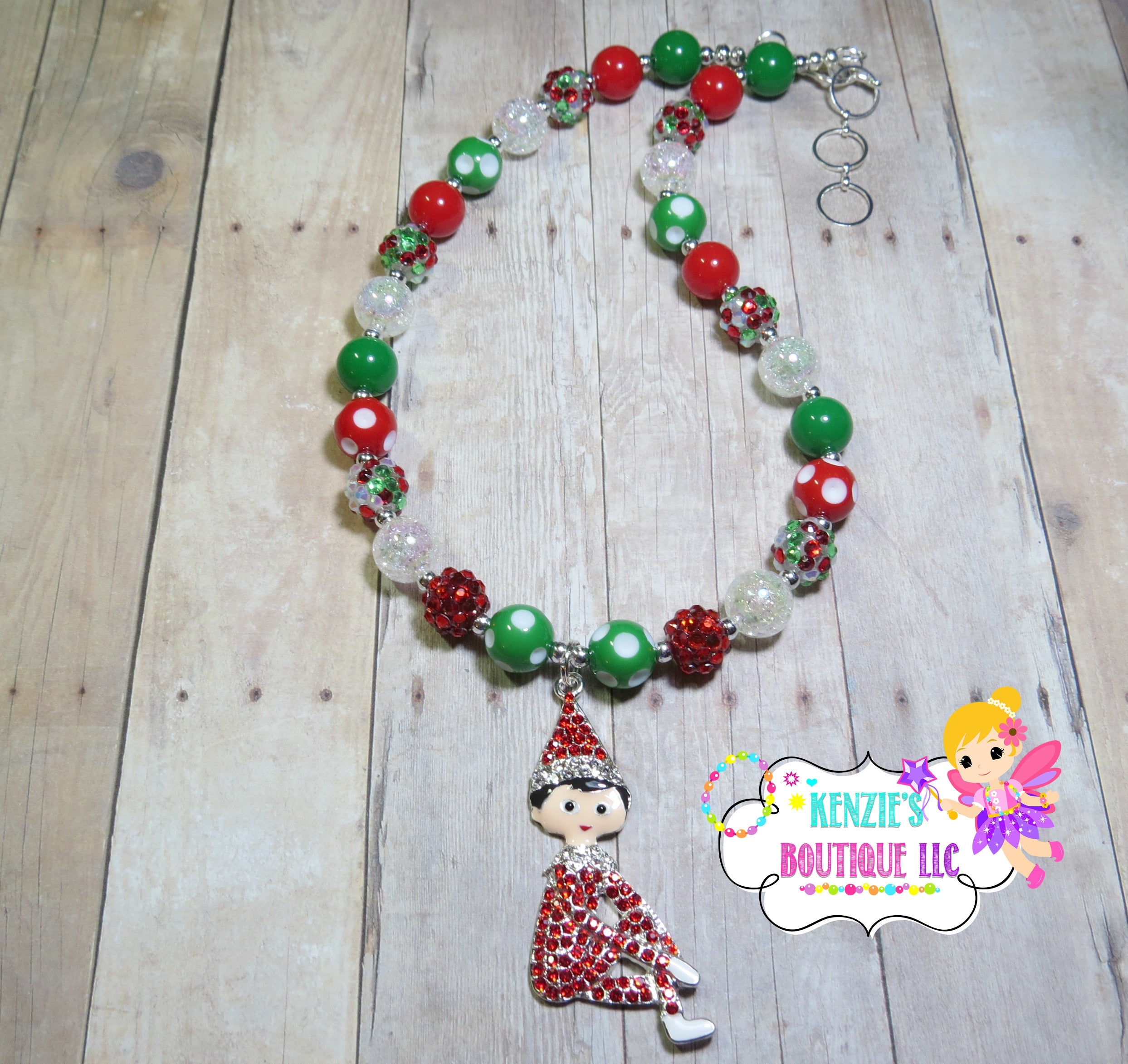 children's christmas necklace