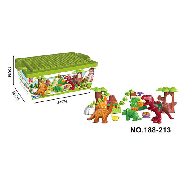 40pcs dinosaur building blocks