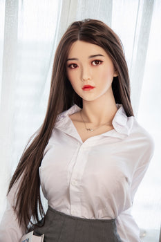 Mertie - 169cm Tall Life Size Silicone Head Japanese Secretary Mix Doll