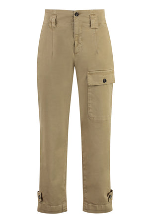 Globo stretch cotton cargo trousers-0