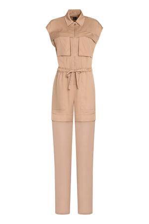 Utility crepe jumpsuit-0