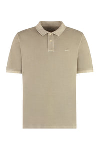 Cotton-piqué polo shirt