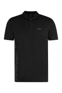 Short sleeve cotton pique polo shirt