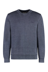 Cotton crew-neck sweater