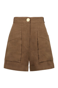 Ashraf linen shorts