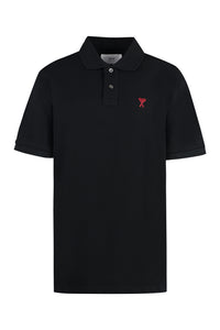 Cotton piqué polo shirt