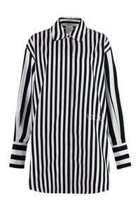 Striped cotton shirtdress