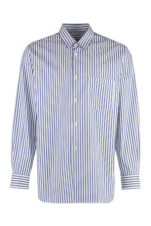Striped cotton shirt-0