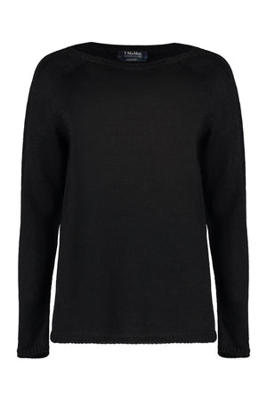 Giolino Crew-neck linen sweater-0