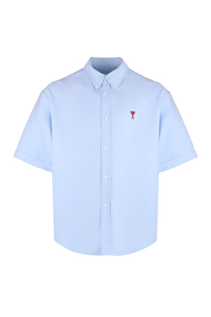 Short sleeve cotton shirt-0