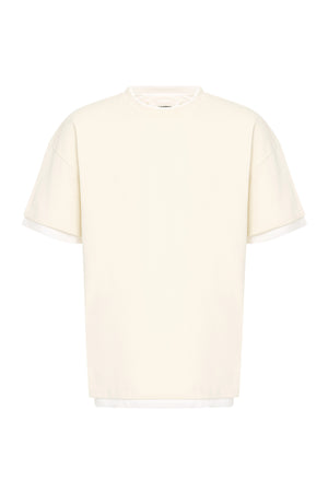 Cotton crew-neck T-shirt-0