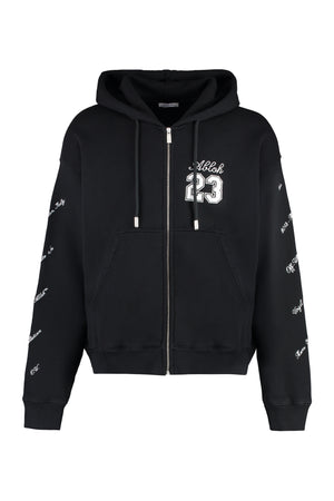 Cotton full zip hoodie-0