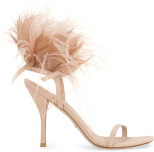 Plume suede sandals-1