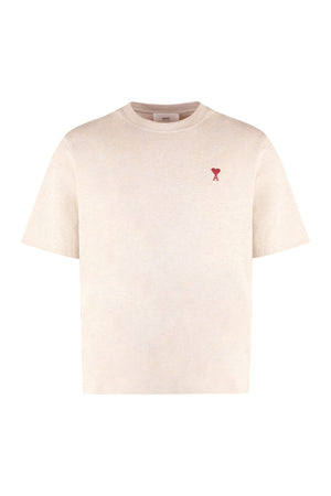 Cotton crew-neck T-shirt-0