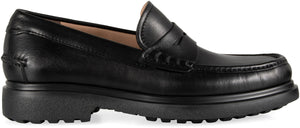 Penny leather loafers-1