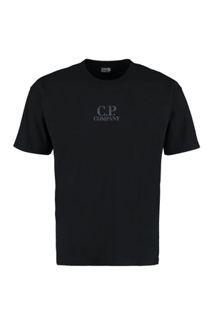 Cotton crew-neck T-shirt-0