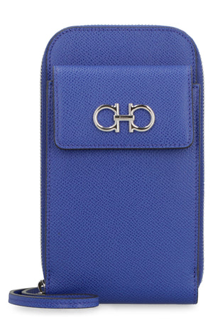 Gancini leather mobile phone case-1