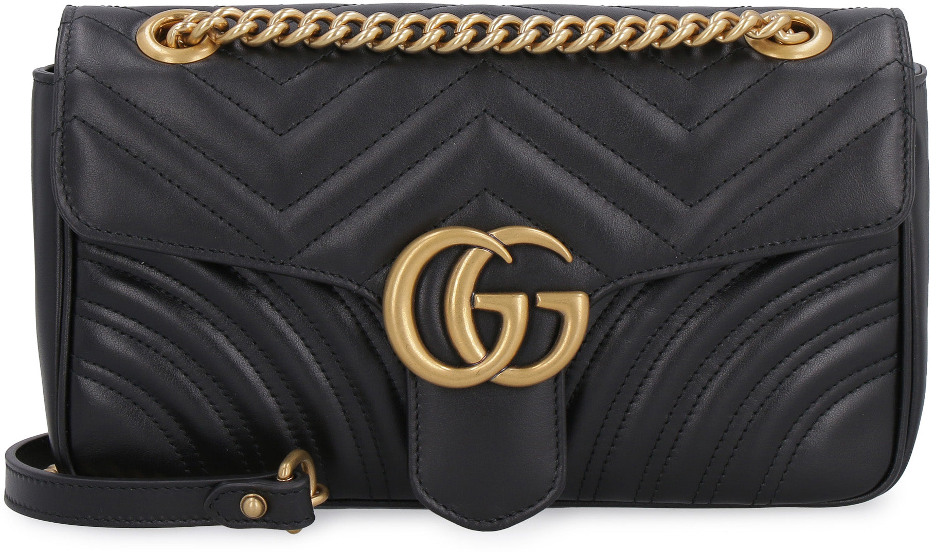 Gucci Marmont quilted leather bag black The Corner