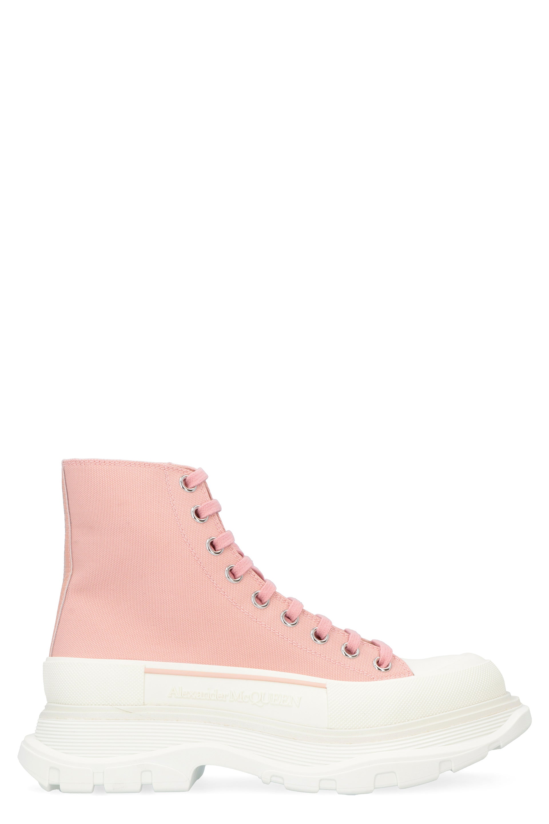 alexander mcqueen pink boots