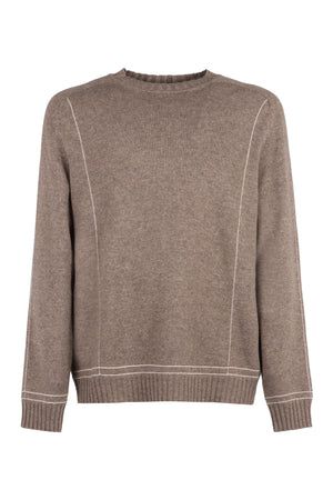 Wool and cashmere sweater-0